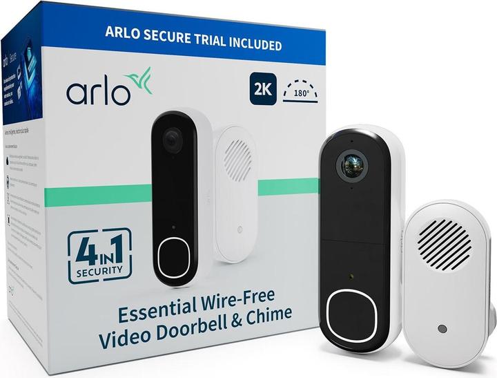 Immagine prodotto Arlo Video Doorbell 2K + Chime Bundle (WiFi)