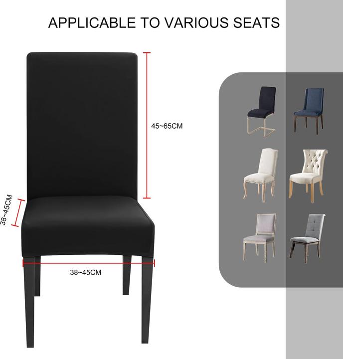 Actual product image Intirilife 2x Elastic Chair Cover Chair Cover