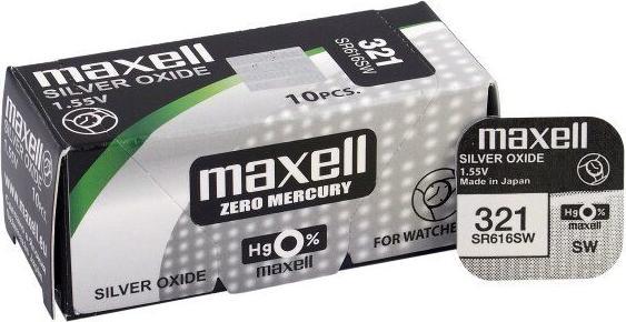 Immagine prodotto Maxell Cella a bottone SR616SW (10 pz., SR616, 16 mAh)