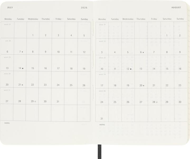 Actual product image Moleskine Taschenagenda Daily (9 x 14 cm, English)