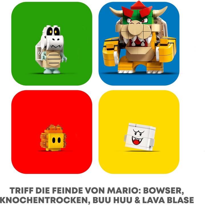Image du produit LEGO Ensemble d'extension de la forteresse de Bowsers (71369, LEGO Super Mario)