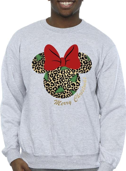 Immagine prodotto Disney Minnie Mouse Leopard Christmas Felpa Uomo (3XL)