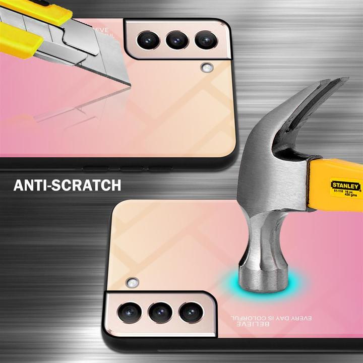 Produktbild Cadorabo TPU 2 Farben Glas Cover (Samsung Galaxy S21+)