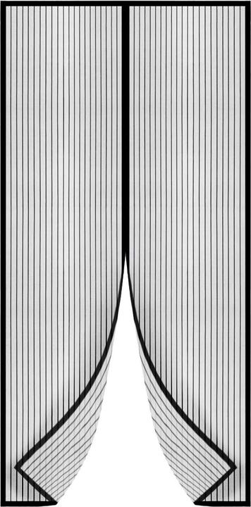 Image du produit Walter Moustiquaire de porte avec fermeture magnétique, 2x 210 x 50 cm (210 x 100 cm)