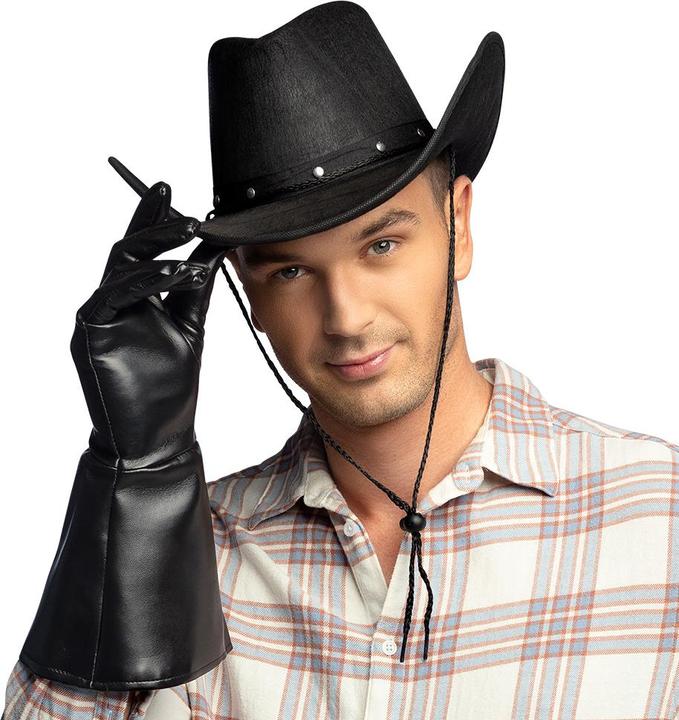 Actual product image Boland Cowboy Gloves Western: (imitation leather)