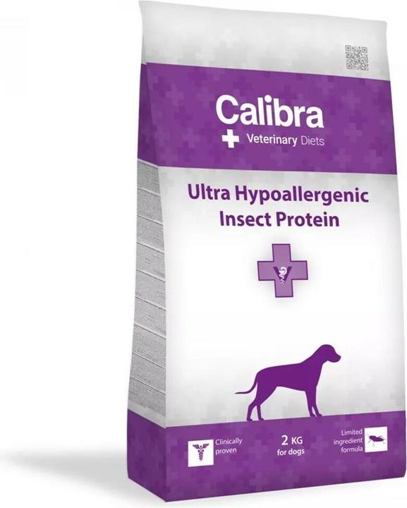 Produktbild Calibra Veterinary Diets Ultra Hypoallergenic Insect - dry dog food - 2kg (1 Stk., 2000 g)