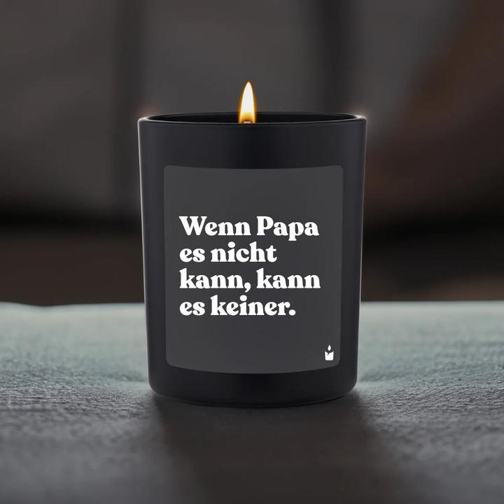 Actual product image Chatty Candles Woody scented candle If dad can't do it, nobody can.