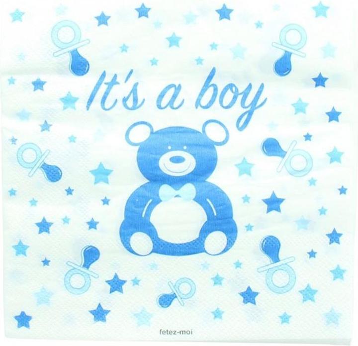 Immagine prodotto Widmann Servietten It's a boy:2 (33 x 33 cm)