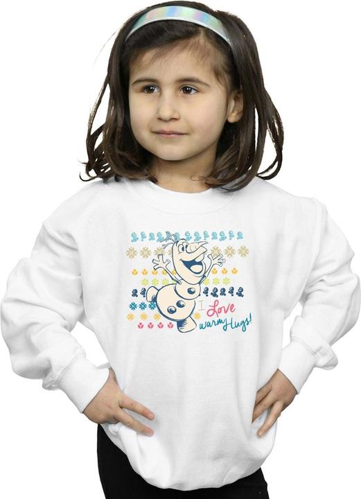 Immagine prodotto Disney Frozen I Love Warm Hugs Felpa Ragazze (128)