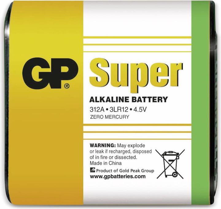 Image du produit GP Batteries Piles rondes alcalines (1 pcs, 3R12, 2700 mAh)