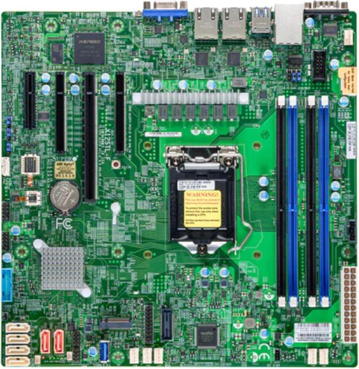 Supermicro Server MB Super Micro MBD-X12STL-F-B LGA 1200/ATX/2xLAN (LGA 1200, Intel C252, mATX)