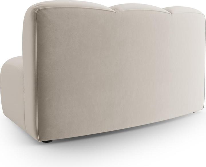 Actual product image Micadoni Velvet Modul Armless, "Lupine", 1 Seat, 154x95x70Made in Europe (2 person sofa, 3-seater, 4-seater)