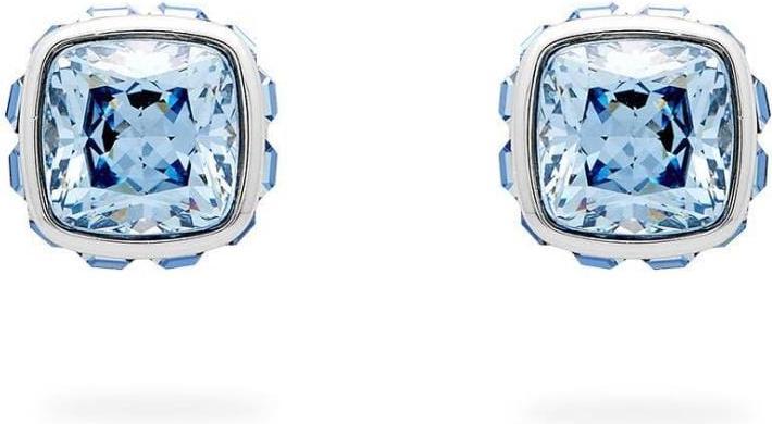 Produktbild Swarovski Geburtsstein-Ohrstecker - Blau und Silber
