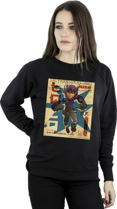 Produktbild Disney Big Hero 6 Baymax Hiro Newspaper Sweatshirt (S)