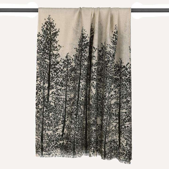 Produktbild Loberon Schal Daralon beige/schwarz