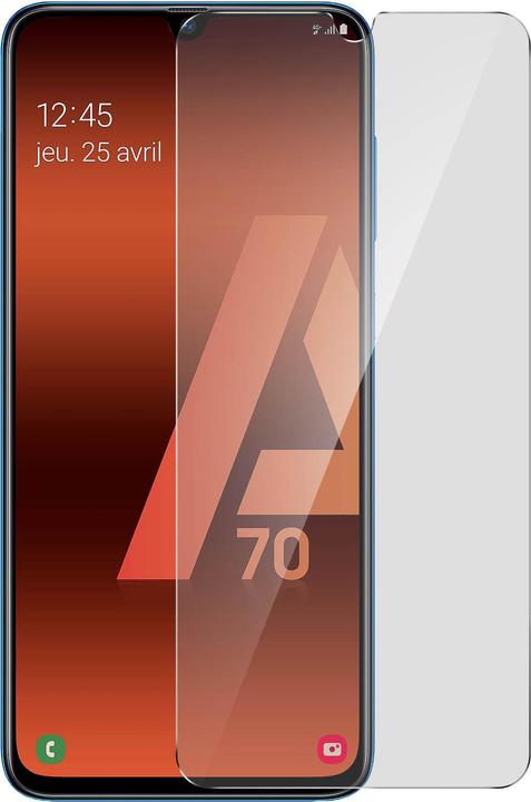 Actual product image Avizar Crystal clear film, glass screen protector (1 Piece, Samsung Galaxy A70)