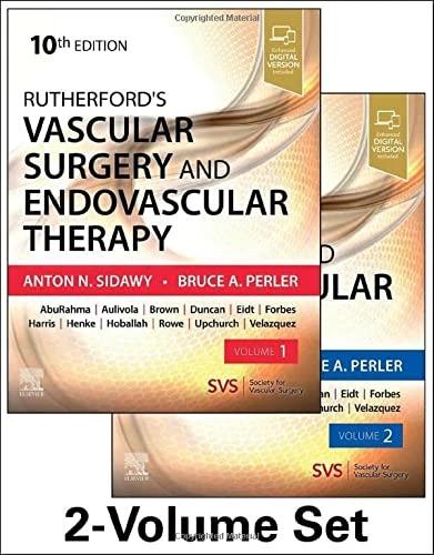 Image du produit Rutherford's Vascular Surgery and Endovascular Therapy (Anglais, Bruce A. Perler, Anton N Sidawy, 2022)