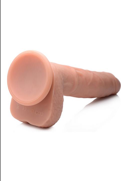 Immagine prodotto Curve Toys XLDildo vibrante e rimbalzante con ventosa e testicoli Beige