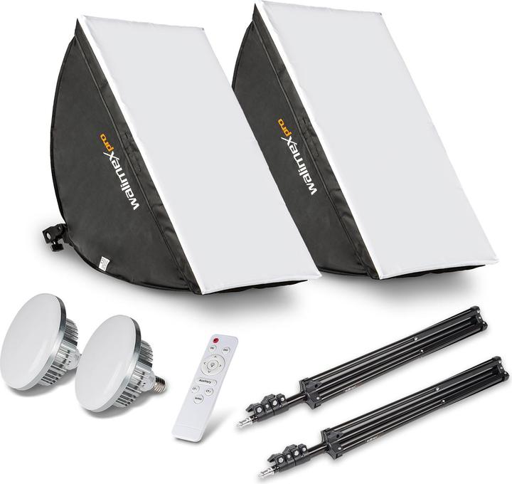 Produktbild Walimex pro 60W Softbox Bi Color Kit 2 (Softbox)