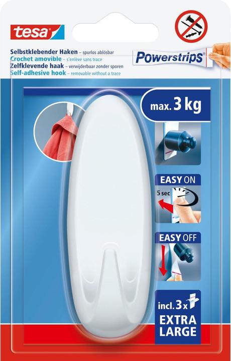 tesa Gancio adesivo Powerstrips XL