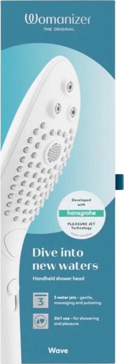 Actual product image Womanizer Wave white intimate shower head