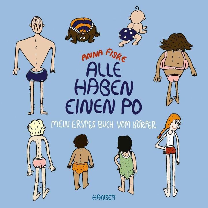 Actual product image Everyone has a bum - My first book about the body (cardboard picture book) (German)