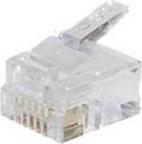 Produktbild S-Impuls Western Stecker RJ12, 6P6C vergoldet für Rundkabel (25 Stück)