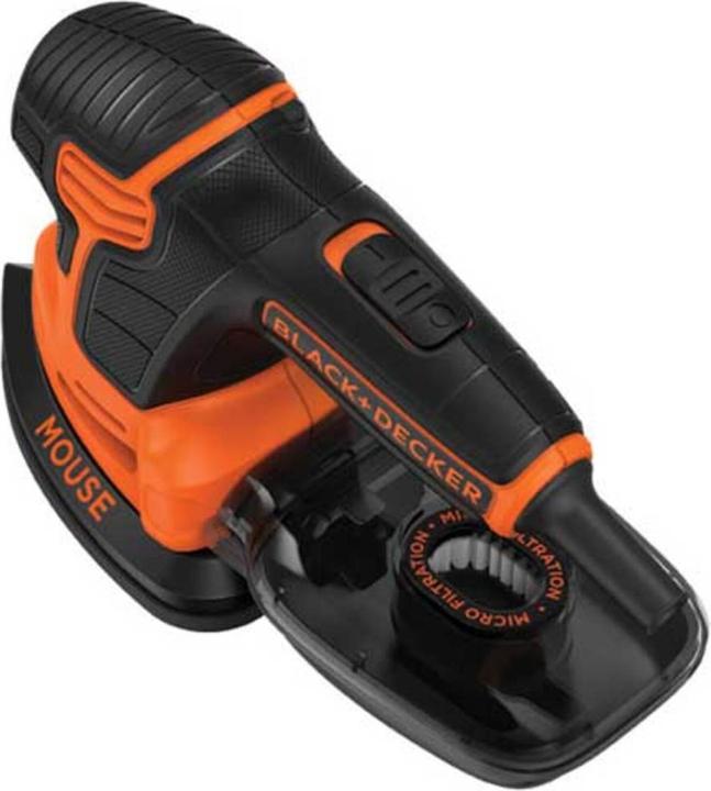 Image du produit Black & Decker Sableuse compacte pour souris (Plateau de ponçage triangulaire, 120 W)