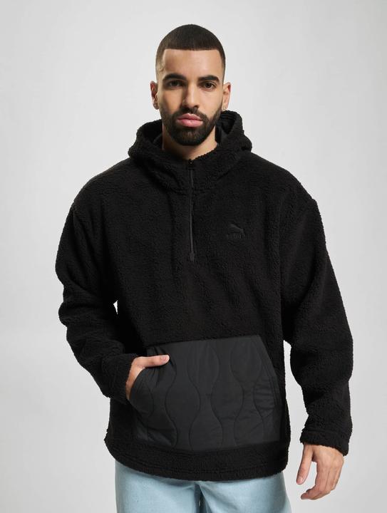 Actual product image Puma Classics Sherpa Fabric Mix FZ Hoodie (L)