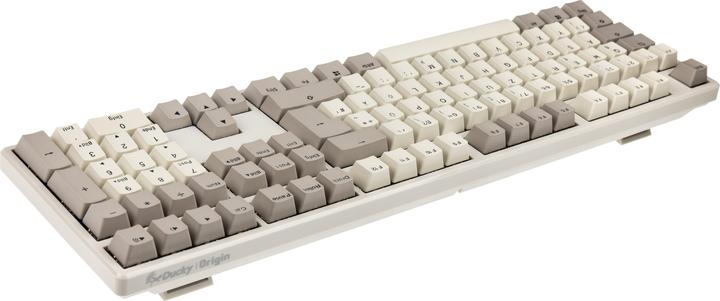 Produktbild Ducky Origin Vintage Gaming Tastatur, Cherry MX-Black (DE, Kabelgebunden)