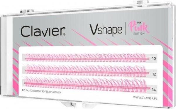 Clavier Vshape tufts of eyelashes Pink (Künstliche Wimpern)
