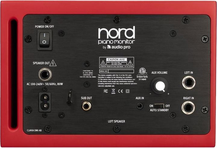 Actual product image Nord Piano Monitor V2 (Active, Pair, 2x 80 W)