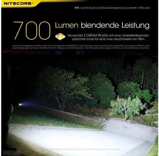 Actual product image Nitecore Tip SE Black (6 cm, 700 lm)