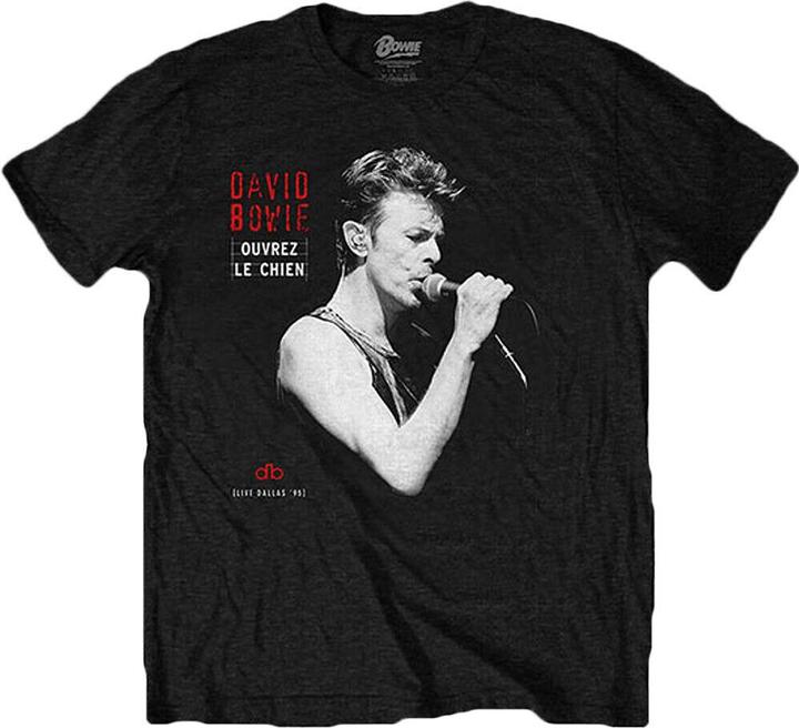 David Bowie Unisex Adult Dallas '95 Back Print Cotton T-Shirt