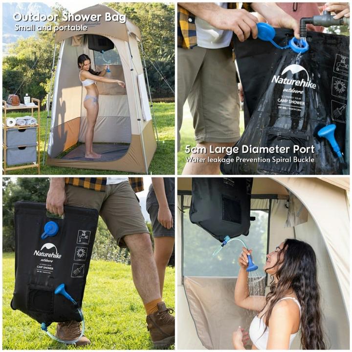 Produktbild Naturehike Solardusche nh21sj032-schwarz