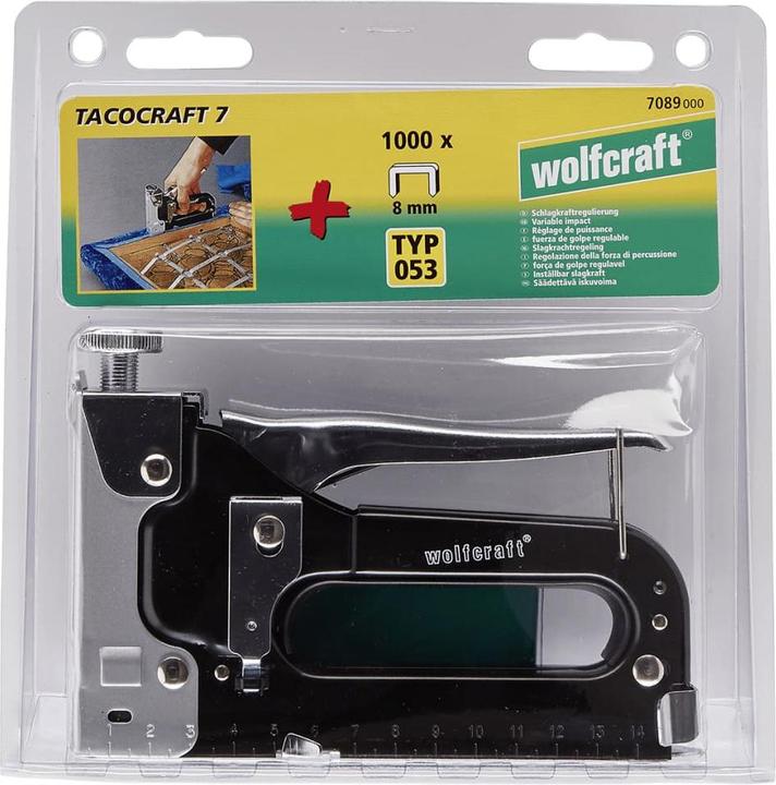 Produktbild wolfcraft Handtacker-Set tacocraft 7, 1001-tlg.