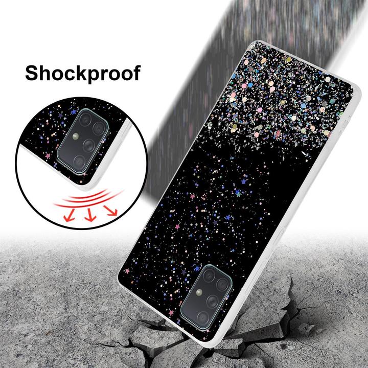 Actual product image Cadorabo TPU cover sparkling glitter (Samsung Galaxy A71 5G)
