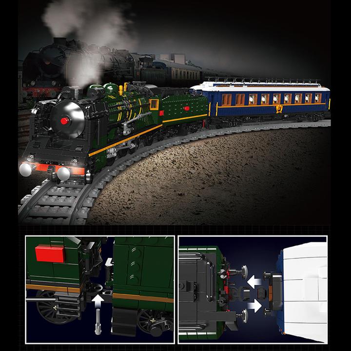Produktbild Mould King Orient Express - SNCF 231 Dampflokomotiven Set