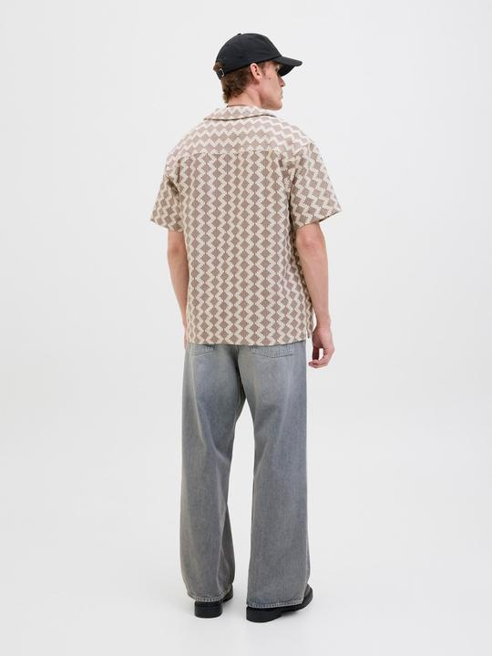 Produktbild Jack & Jones Jorsummer Luke Texture Resort Shirt Ss (XXL)
