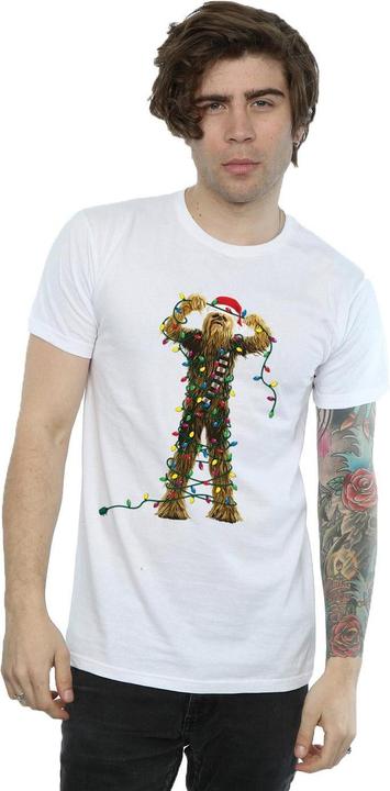 Produktbild Star Wars Chewbacca Christmas Lights TShirt (L)