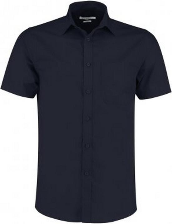 Actual product image Kustom Kit Short sleeve tailored poplin shirt (21)