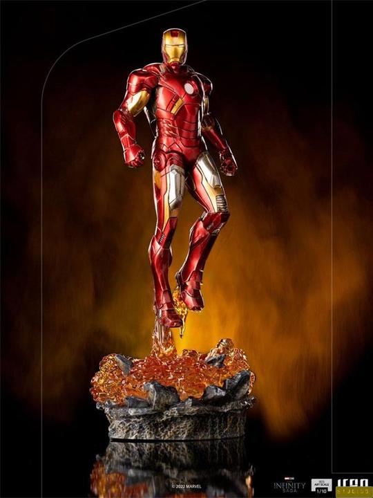 Actual product image Iron Studios ST Marvel Infinity Saga : Iron Man NY Battle 1/10 28cm