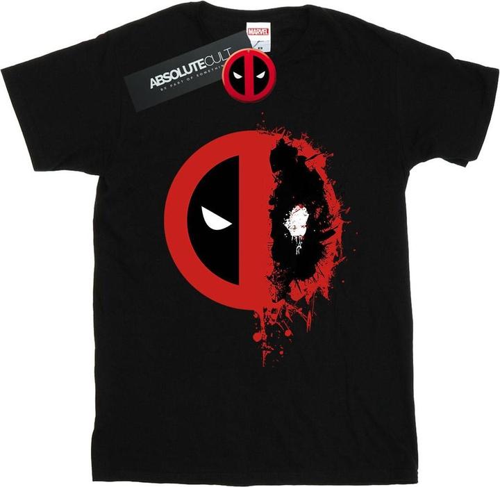Immagine prodotto Deadpool Split Splat Logo Maglietta Uomo (S)