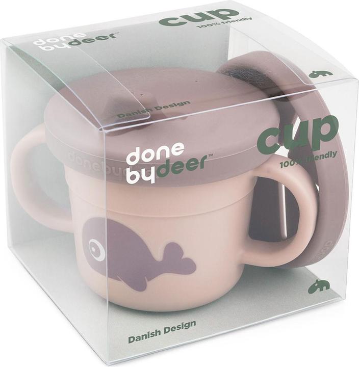 Immagine prodotto Done by Deer Set di tazze per snack e bevande Wally rosa