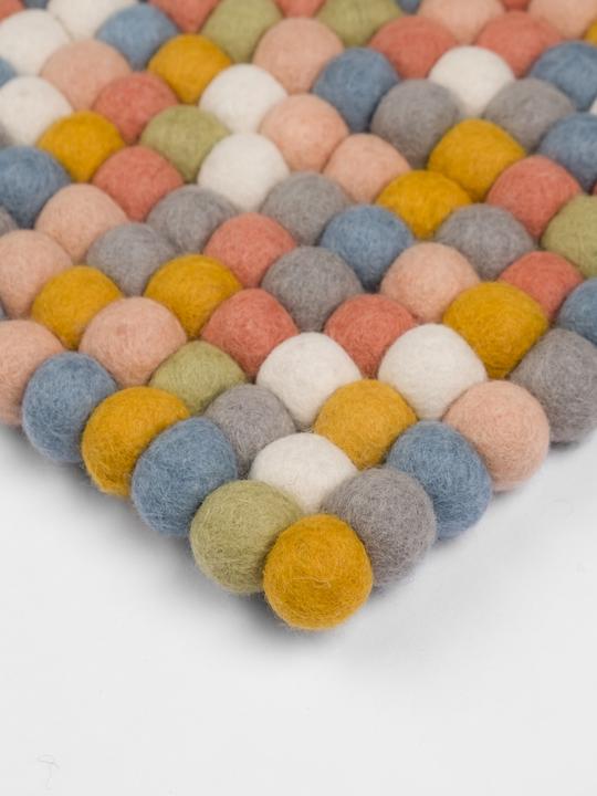 Immagine prodotto Myfelt Liese feltro palla tappeto angolare (120 x 170 cm)