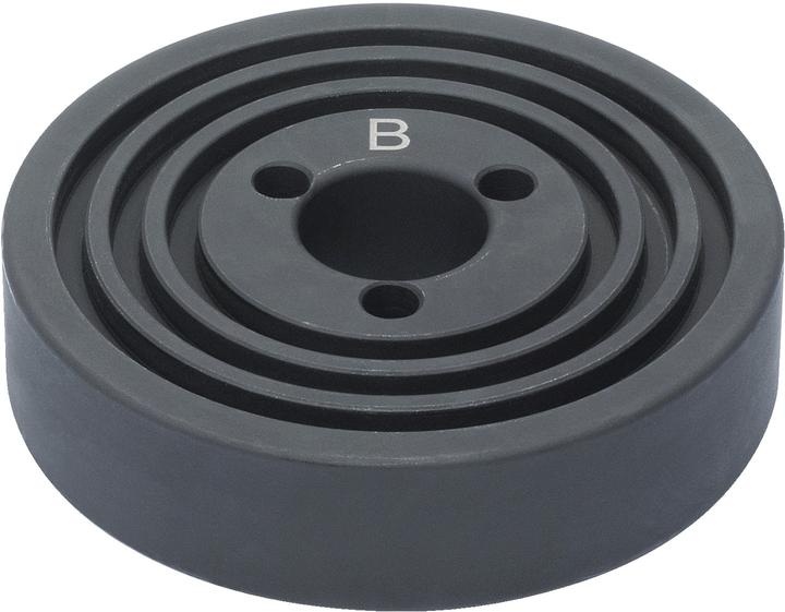 Immagine prodotto KS Tools Piastra a gradini con 3 fori, lato A+B