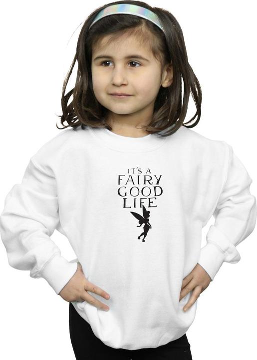 Actual product image Disney Girls Tinkerbell Fairy Good Life Sweatshirt (140, 146)