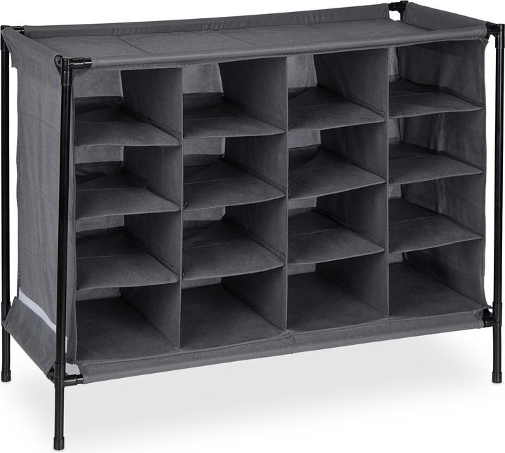 Actual product image Relaxdays Camping shoe rack