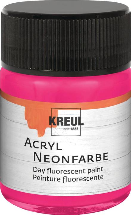Actual product image Kreul Acrylic neon paint, 50 ml (Neon-yellow, 50 ml)