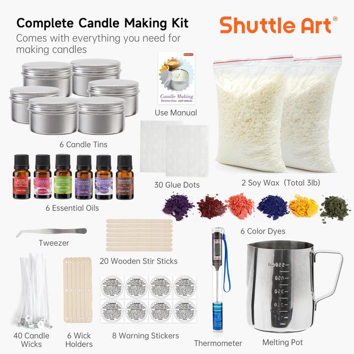 Actual product image Shuttle Art DIY Kerzenherstellung Set